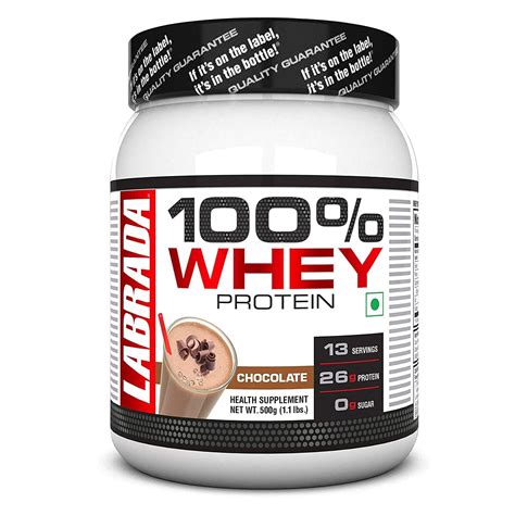 Labrada 100% Whey Protein 500grams Chocolate - Flex Health