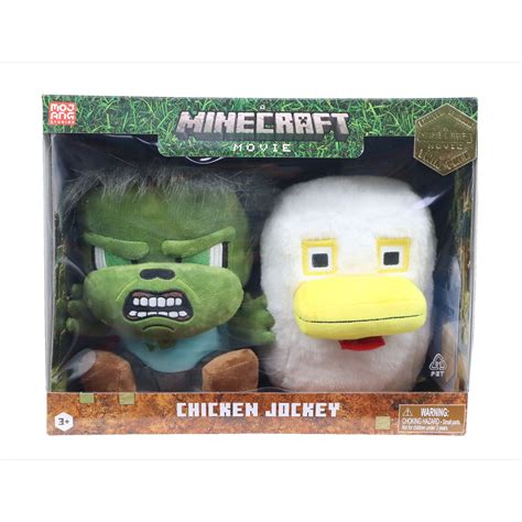 Minecraft Movie Limited Edition Chicken Jockey Plush Twin Pack ...