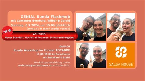 Rueda Flashmob NEU vorm Hochstrahlbrunnen am Schwarzenbergplatz ...