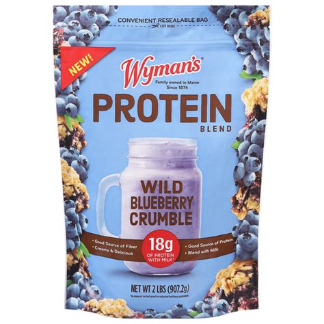Wyman's Wild Blueberry Crumble Protein Blend (2 lb) Delivery or Pickup ...
