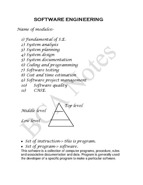 Software Engineering and it's application - SOFTWARE ENGINEERING Name ...
