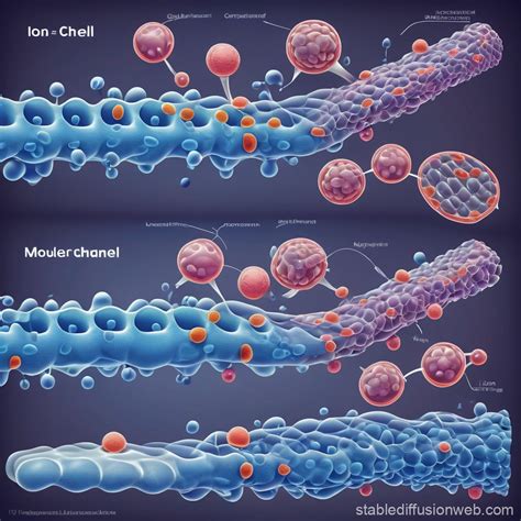 Active Transport Across Cell Membrane | Stable Diffusion Online