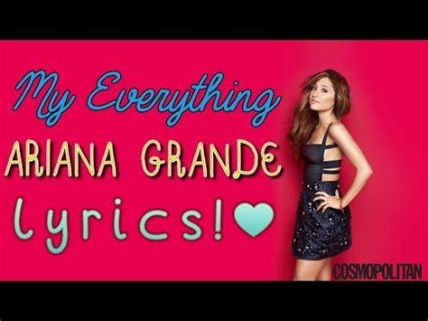 Ariana Grande - My Everything LYRICS HD - YouTube