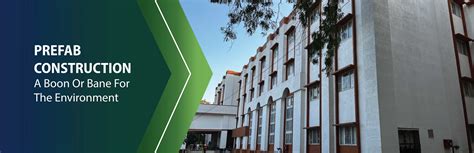 Modular construction and its environmental benefits