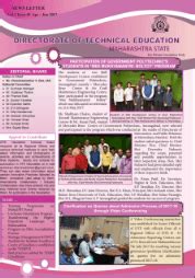 News Letter – Directorate of Technical Education, Maharashtra State, India