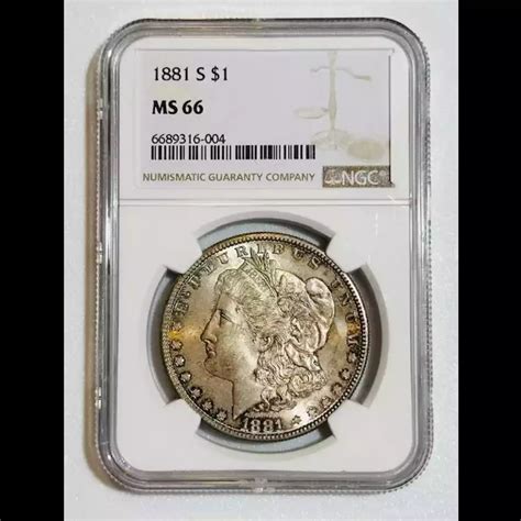 1881-S Morgan Silver Dollar NGC MS-66 - Bob Paul Rare Coins
