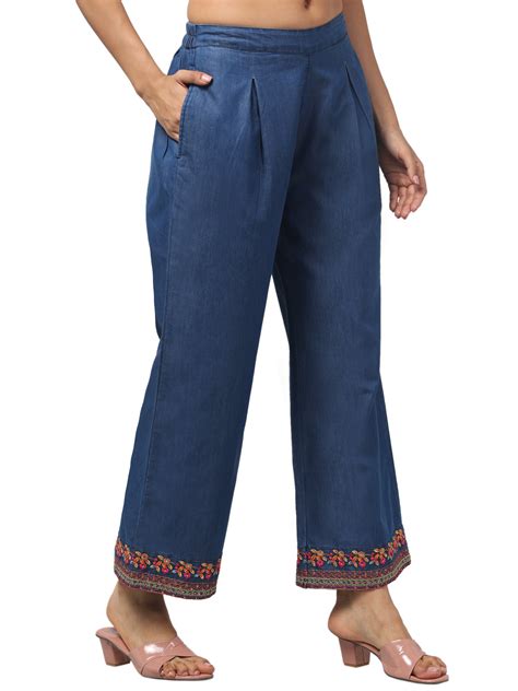 PLAZZO WITH BOTTOM SEQUENCE – Style Gear