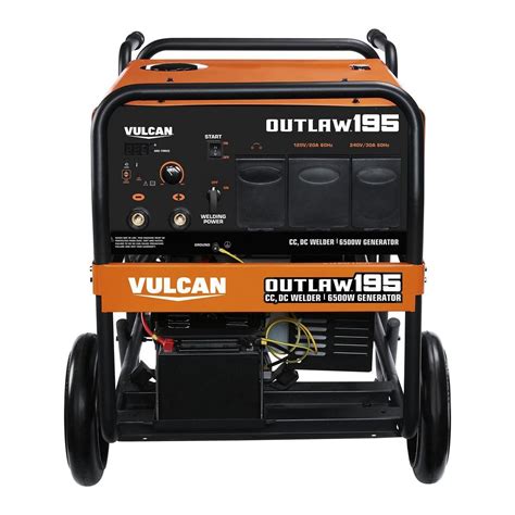 Vulcan® Outlaw™ 195 Engine Driven Stick Welder With 6500 Watt Predator® Generator - Harbor ...
