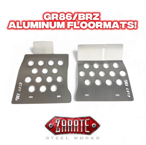 GR86 / BRZ Metal Dimple Dyed Floor Mats