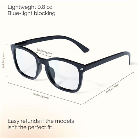 Reading Glasses Blue Light Blocking Anti-Glare Eyeglasses For Women & Men