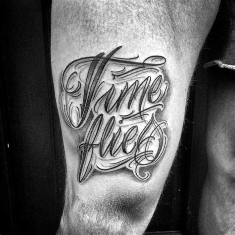 90 Cursive Script Tattoos for Men