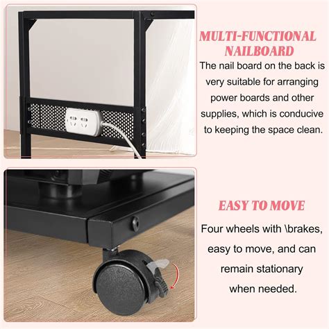 Liitrton 2-Tier Black PC Stand with Lockable Wheels India | Ubuy