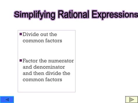 Image result for Simplifying Rational Expressions Using Order of Operations