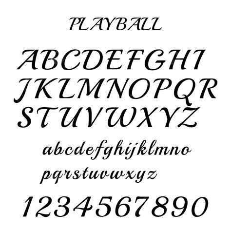 Playball, Fuentes Inglesas, Fuentes De Google PNG, Playball English ...