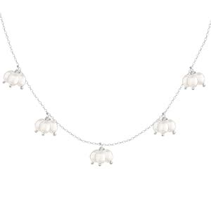 GIVA 925 Silver Golden Zigzag Pendant With Link Chain| Necklace to Gift ...