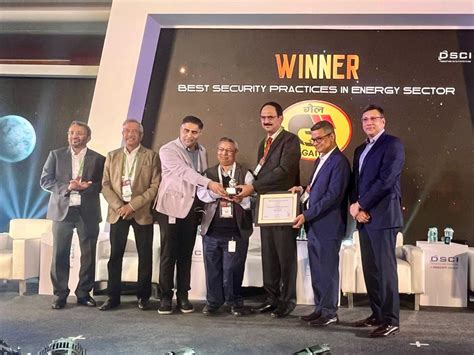 GAIL Receives DSCI Excellence Award 2023 for Best Security Practices in ...