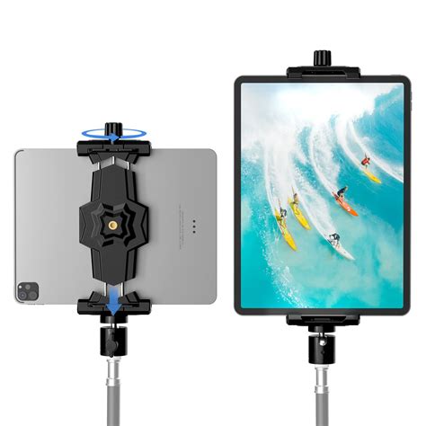 Kdd Ipad And Phone Tripod Mount Adapter With Ball Head | Desertcart INDIA