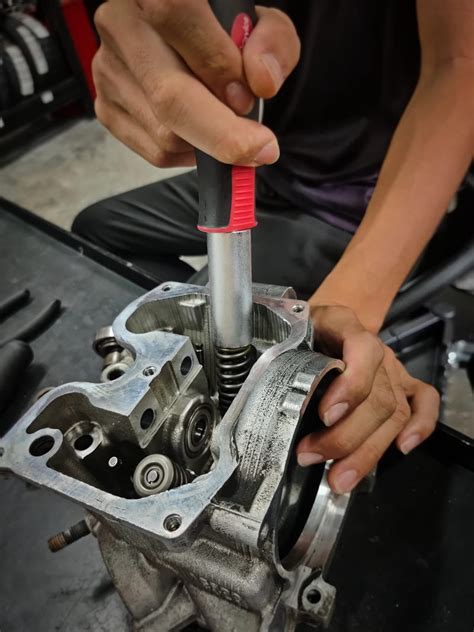 Image result for Valve Spring Collet Installation