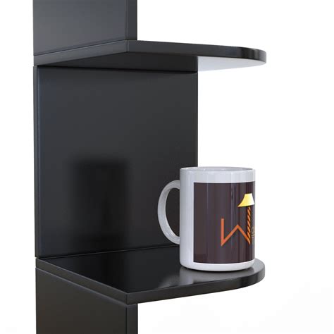 Buy Wooden Fancy Zigzag Wall Mount Floating Corner Wall Shelf Online ...