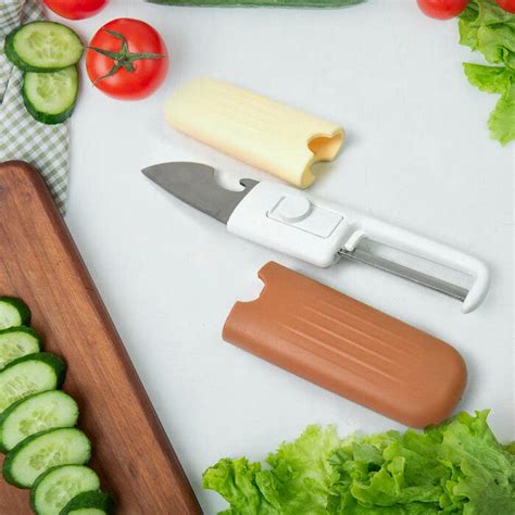 2 in 1 Knife, Multifunctional peeler fruit knife (1 Pc)