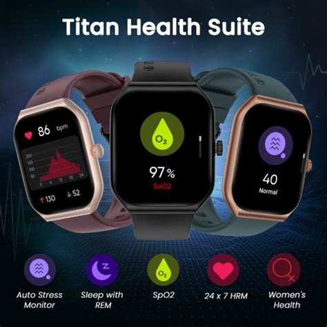 TITAN Smart 3-1.96''|Super AMOLED|AOD|Premium Design|BT Calling|Nitro ...