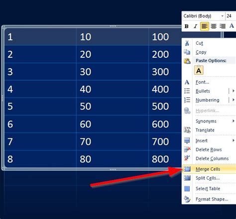 Image result for PowerPoint Table Two Header Rows