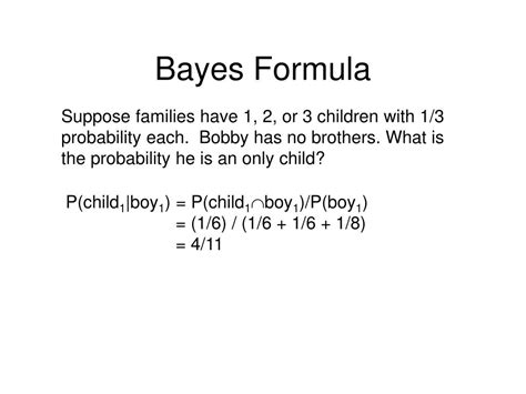 Image result for Bayesian Formula