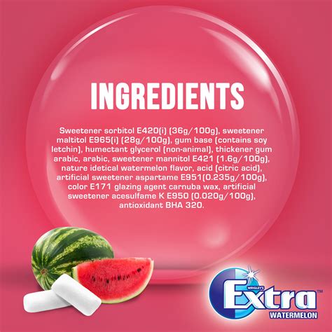 Wrigley's Extra Watermelon Chewing Gum 60 pcs Online at Best Price ...
