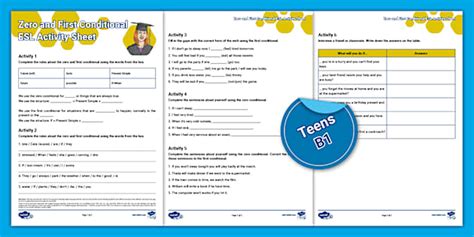 Image result for Zero and First Conditional Speaking Activity