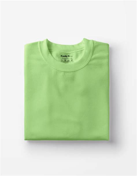 Buy Plain Light Green T Shirt For Women and Mens Online in India