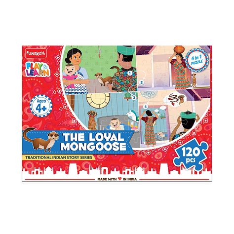 Let’s Play the Loyal Mongoose Traditional Indian Story 4 in 1 Puzzle S ...