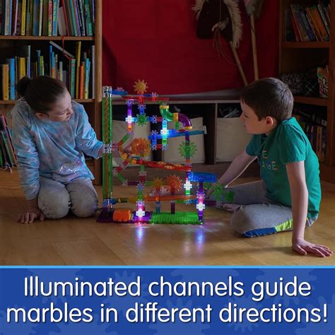 The Learning Journey Techno Gears Marble Mania - Extreme Glo 200 pcs ...