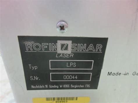 07 ROFIN SINAR DC STATIC CONVERTER 5000W 10204006 X8 TYP LPS 00044 ...
