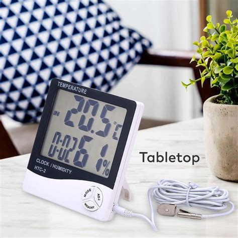 thermomate Room Thermometer with Humidity Incubator Meter and Accurate ...