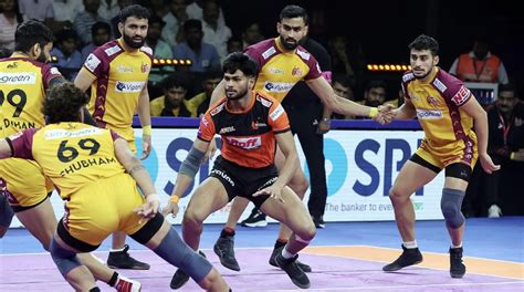 Bharat Hooda Stars as Telugu Titans Beat U Mumba 45-37
