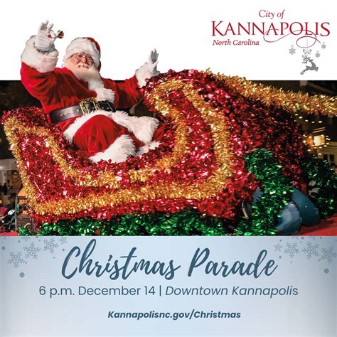 Christmas time is coming! 🎄🎅 The Kannapolis Christmas Parade will be ...