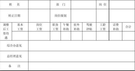 员工入职/转正工资确认单 - 云应用中心