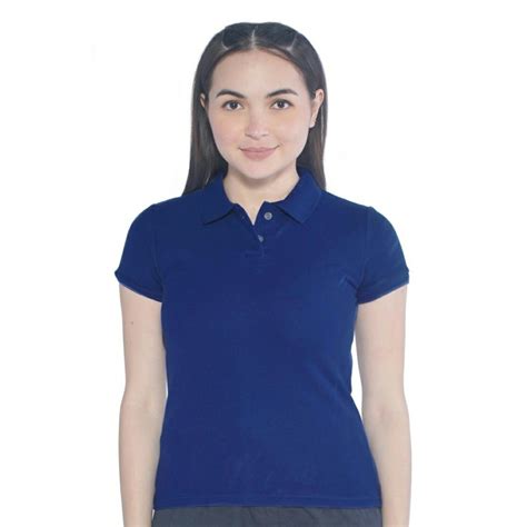 Royal blue polo shirt- SMALL, Women's Fashion, Tops, Shirts on Carousell