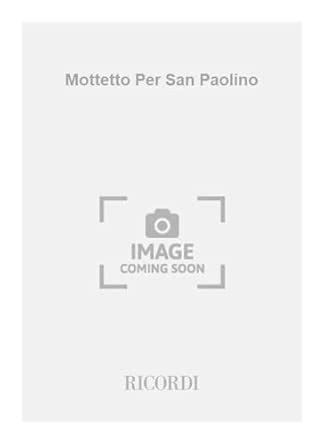 Amazon.in: Buy Mottetto per san paolino chant Book Online at Low Prices ...
