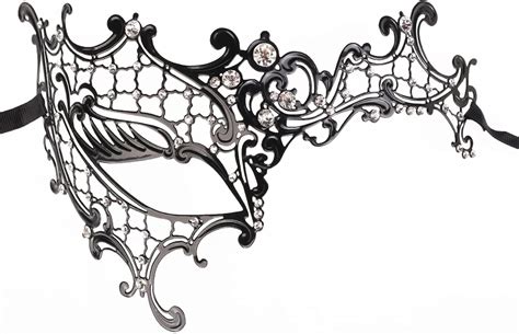 Buy SKY TEARS Masquerade Ball Masks Princess Black Masquerade Mask for ...