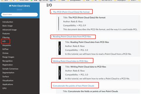 Image result for PCL Library Features Overview