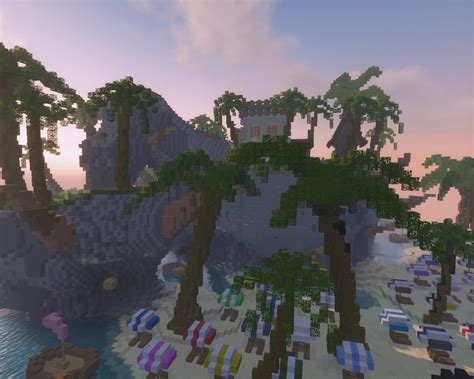 Image result for Minecraft Java Tropical Creative Map