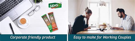 Senso masala tea premix Unsweetened (14g * 10 Sachets) no Sugar (Makes ...