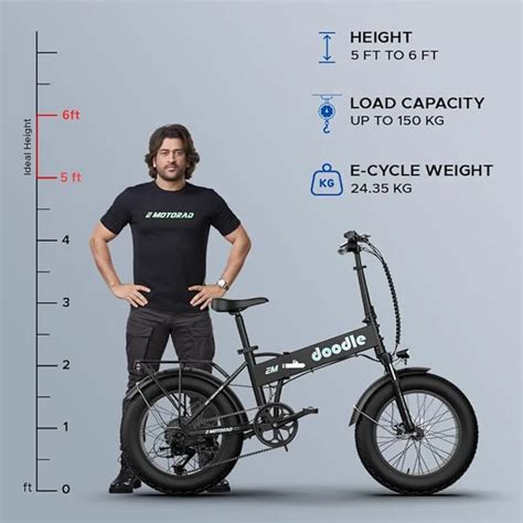 EMotorad Doodle V3 Nocturnal Black Electronic Cycle, 12Y+