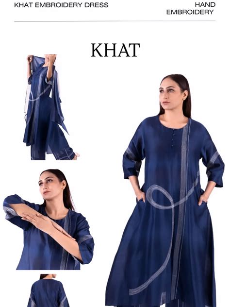 khat Pantone Embroidery Dress – Khat Clothing