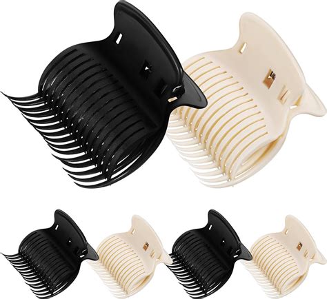 Amazon.com : KALLORY 12 Pcs Hot Roller Clips, Hair Curler Claw Clips ...