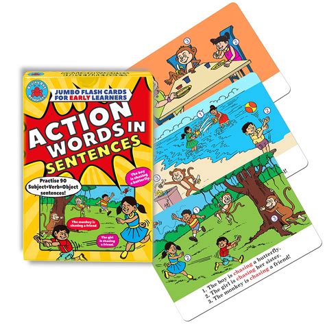 60 Jumbo Flash Cards For Advanced Learners | 30 Position Words ...