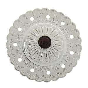 Magideal NO-SEW Metal Flower Tack Snap Studs Buttons Fasteners 36mm #1 ...