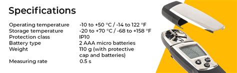 Testo 410-1 (0560 4101) Digital Pocket Vane Anemometer, 0.4 to 20 m/s ...