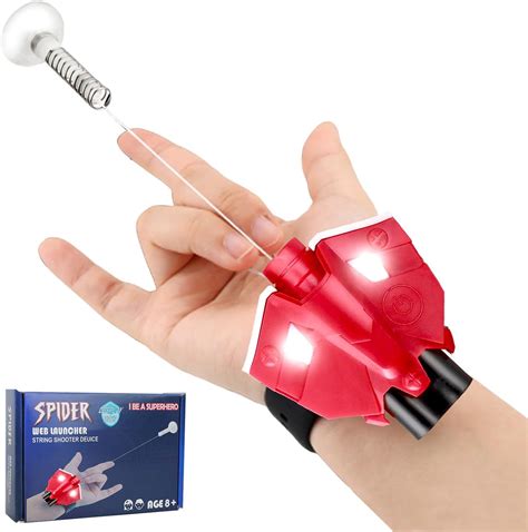 Amazon.com: Spider Web Shooters Real,Spider Silk Launcher Wrist Toy for ...
